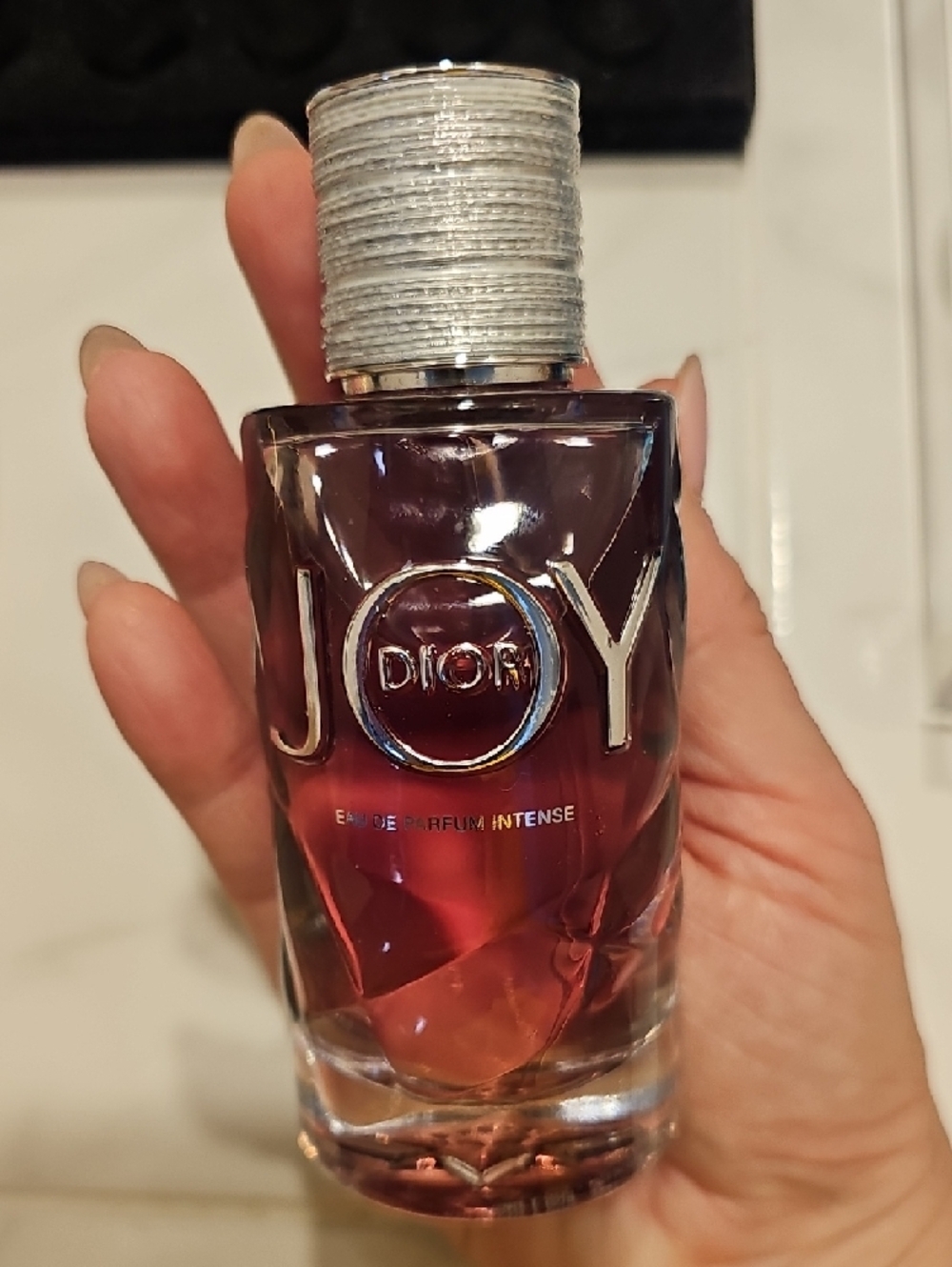 Dior JOY Eau de Parfum Intense — Blush Pink Glass Bottle - Picture 3 of 4